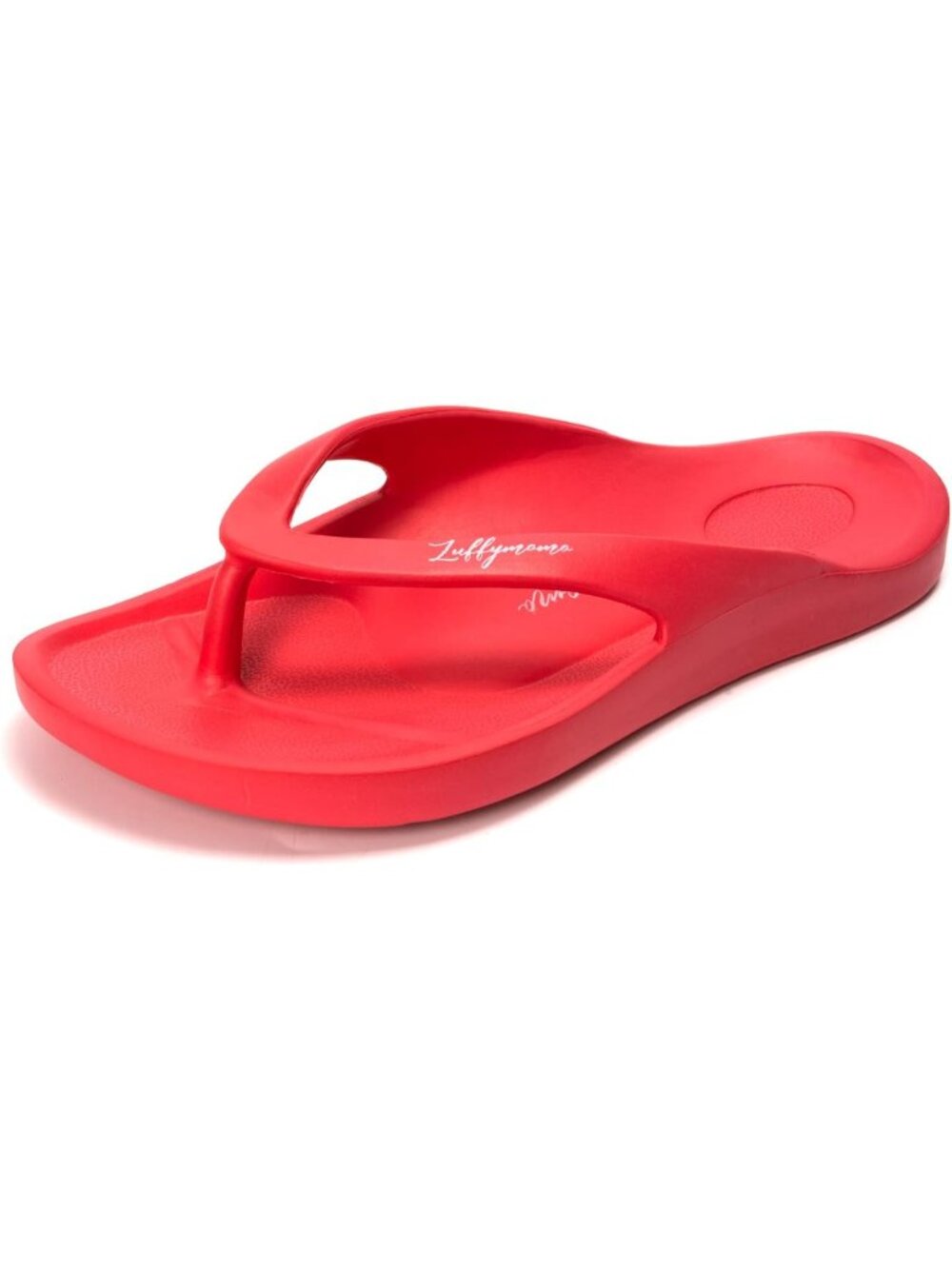 Unisex Red Flip Flops Sandals Slip on Sport Summer Beach Thong Casual